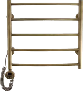 Полотенцесушитель электрический Domoterm Калипсо П5 50x50, левый, бронза