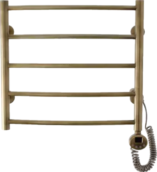 Полотенцесушитель электрический Domoterm Калипсо П5 50x50, правый, бронза