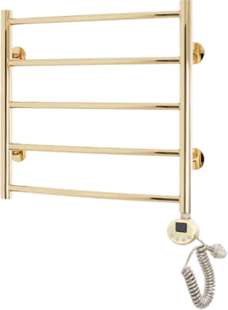 Полотенцесушитель электрический Domoterm Калипсо П5 50x50, правый, золото