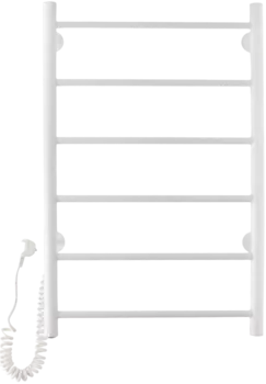 Полотенцесушитель электрический Domoterm Классик DMT 109-6 50х80, белый, L