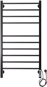 Полотенцесушитель электрический Domoterm Куба DMT П10 50x100, черный, R
