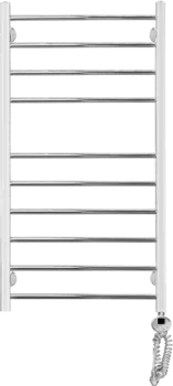 Полотенцесушитель электрический Domoterm Куба П10 50x100 ER, хром, R