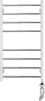 Полотенцесушитель электрический Domoterm Куба П8 40x80 ER, хром, R