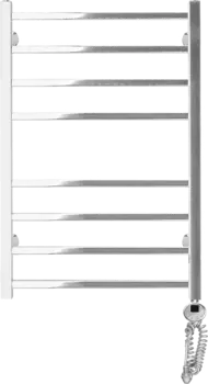 Полотенцесушитель электрический Domoterm Квадро П8 50x80 ER, хром, R