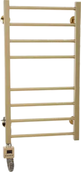 Полотенцесушитель электрический Domoterm Квадро П8 50x80, левый, золото