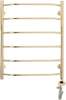 Полотенцесушитель электрический Domoterm Лаура П6 60x80, правый, золото