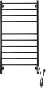 Полотенцесушитель электрический Domoterm Медея DMT П10 50х100, черный, R