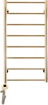 Полотенцесушитель электрический Domoterm Медея П8 40x80, золото, L