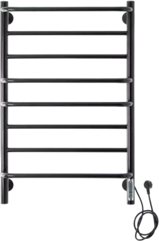 Полотенцесушитель электрический Domoterm Орфей DMT П8 50x80, черный, R