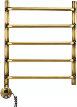 Полотенцесушитель электрический Domoterm Стефано П5 40x50, античная бронза, L