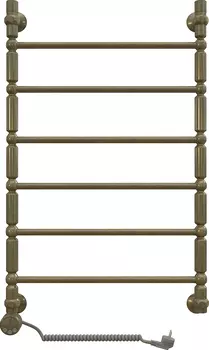 Полотенцесушитель электрический EWRIKA Медея B2 80х50 L, состаренная бронза