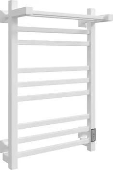 Полотенцесушитель электрический EWRIKA Пенелопа КВ 80х50, сполкой, белый