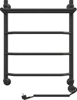 Полотенцесушитель электрический EWRIKA Сафо FT 60х50 R, черный матовый