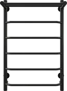 Полотенцесушитель электрический EWRIKA Сафо FT 80х50, с полкой, черный