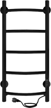 Полотенцесушитель электрический Indigo Arc Lux LCALE70-30BRRt черный муар