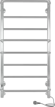 Полотенцесушитель электрический Indigo Europe Lux LELLE80-40Rt серебристый