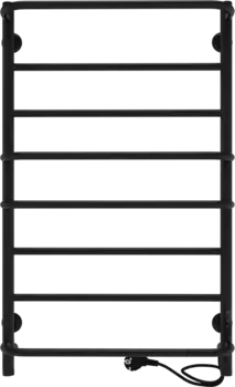 Полотенцесушитель электрический Indigo Europe Lux LELLE80-50BRRt черный муар