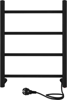 Полотенцесушитель электрический Indigo Line LСLE50-40BRR 50х40, черный муар