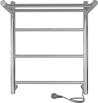 Полотенцесушитель электрический Indigo Line 500х400 с полкой Хром
