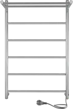 Полотенцесушитель электрический Indigo Line LСLE80-50PR с полкой, серебристый