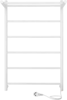 Полотенцесушитель электрический Indigo Line LСLE80-50WMPR с полкой, белый матовый