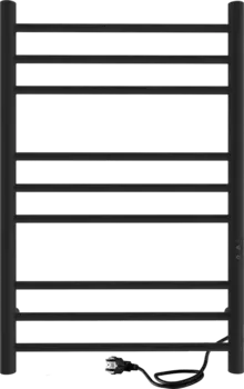 Полотенцесушитель электрический Indigo Line Trinity LСLTE80-50BRRt черный муар