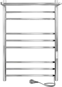Полотенцесушитель электрический Indigo Line Trinity 800х500 с полкой Хром