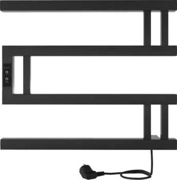 Полотенцесушитель электрический Indigo Muza 400х500 Черный матовый