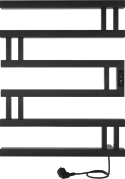 Полотенцесушитель электрический Indigo Muza DGM60-50BRRt черный муар