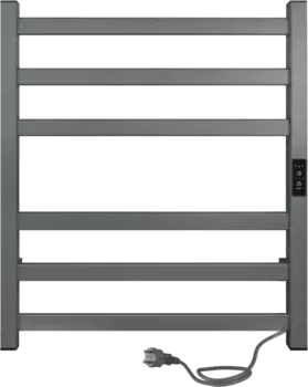 Полотенцесушитель электрический Indigo Oktava Slim 3 LСLOKS3E60-50MGRt серый