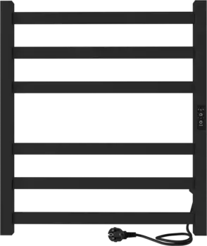 Полотенцесушитель электрический Indigo Oktava Slim 3 LСLOKS3E60-50BRRt черный муар