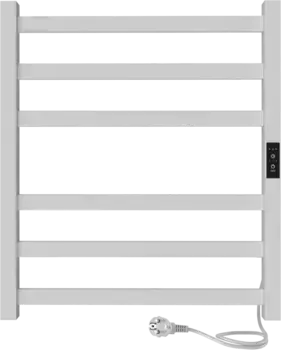Полотенцесушитель электрический Indigo Oktava Slim 3 600х500 Белый матовый