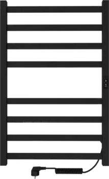 Полотенцесушитель электрический Indigo Oktava Slim 3 LСLOKS3E80-50BRRt черный муар
