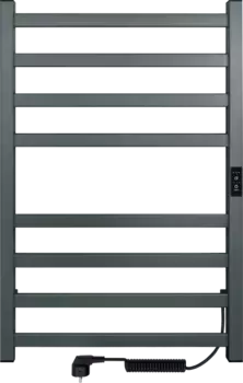 Полотенцесушитель электрический Indigo Oktava Slim 3 LСLOKS3E80-50MGRt серый