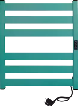 Полотенцесушитель электрический Indigo Oktava Slim 5 LСLOKS5E60-50CLRt бирюзовый