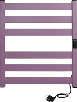 Полотенцесушитель электрический Indigo Oktava Slim 5 600х500 Фиолетовый