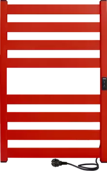 Полотенцесушитель электрический Indigo Oktava Slim 5 800х500 Красный