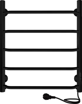 Полотенцесушитель электрический Indigo Roof Lux 600х500 Черный матовый