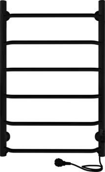 Полотенцесушитель электрический Indigo Roof Lux LCRLE80-50BRRt черный муар