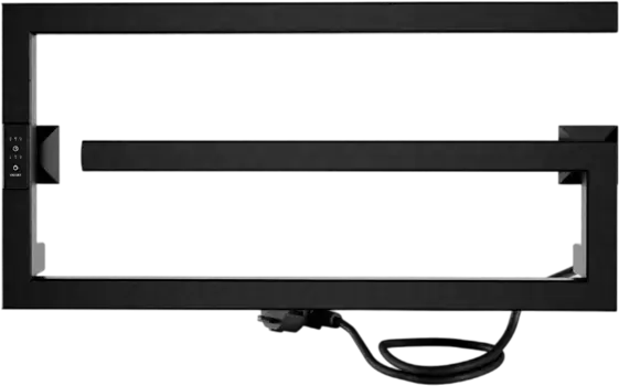 Полотенцесушитель электрический Indigo Sigma 300х600 Черный матовый