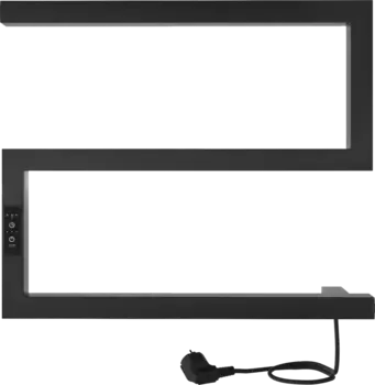 Полотенцесушитель электрический Indigo Sparta DGS40-50BRRt черный муар