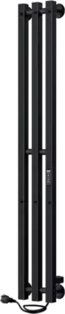 Полотенцесушитель электрический Indigo Style 3 PRO LSPRE120-13BRRt 120х13, черный муар