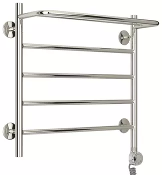 Полотенцесушитель электрический ЭПС СТИЛЬЕ "Формат 20 ТП" 500х500 (Полка + 4) П16 (Без покрытия)
