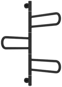 Полотенцесушитель электрический ЭПС СТИЛЬЕ "Формат 50 ПВ" 830х535 (3 П) 21 (Матовый чёрный)