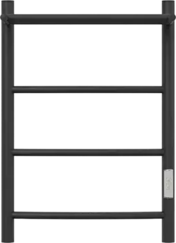 Полотенцесушитель электрический Point Афина 40х60 черный с полкой