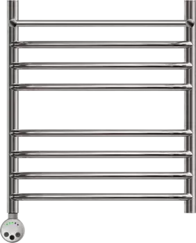 Полотенцесушитель электрический Point Альфа 50х60 хром с полкой