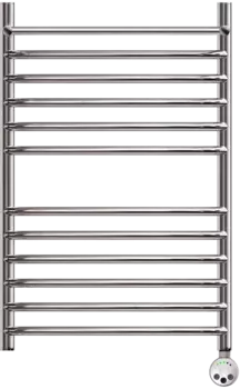 Полотенцесушитель электрический Point Альфа 50х80 хром с полкой