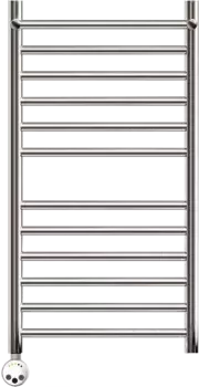 Полотенцесушитель электрический Point Аврора 40х80 хром с полкой