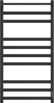Полотенцесушитель электрический Point Меркурий PN83850PB 50х100 с полкой, черный