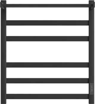 Полотенцесушитель электрический Point Меркурий PN83856PB 50х60 с полкой, черный